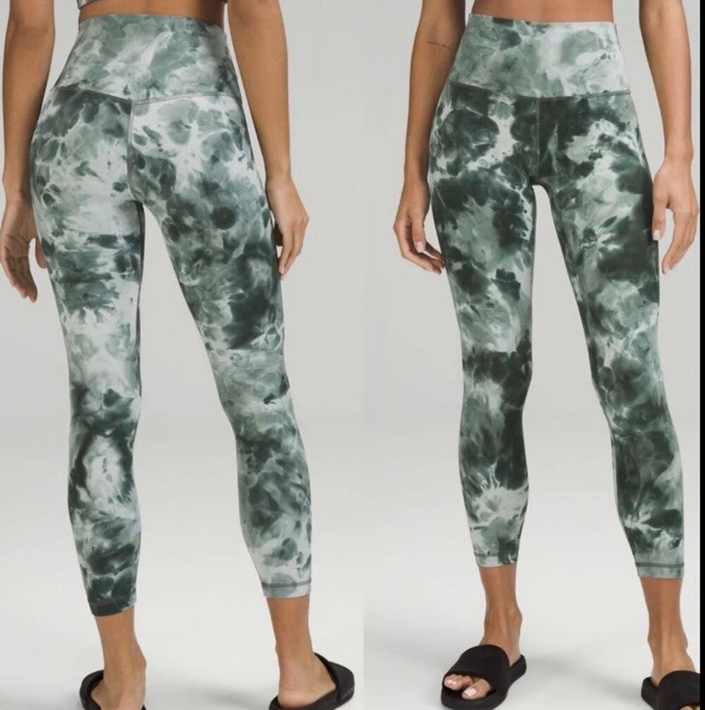 Lululemon Align High-Rise Pant Pockets 25" Diamond Dye Smoked Spruce Size 20